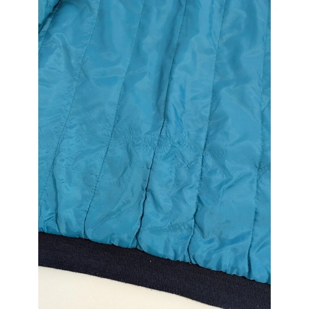 Vintage Reebok Jacket Coat Embroidered XL Mens Track Full Zip Teal Green & Blue